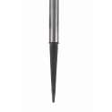 Conjunto de 12 lâmpadas balizadoras aço inox Ø5,5x39,5cm prateadas Lunara Descontos