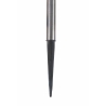 Conjunto de 12 lâmpadas balizadoras aço inox Ø5,5x39,5cm prateadas Lunara Descontos