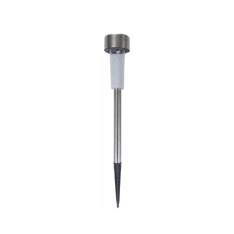 Conjunto de 12 lâmpadas balizadoras aço inox Ø5,5x39,5cm prateadas Lunara Promoção