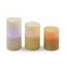 Conjunto de 3 velas LED com 12 variações de cor e telecomando Tivon Oferta