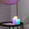 Conjunto de 3 velas LED com 12 variações de cor e telecomando Tivon Venda