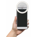 Lâmpada de selfie portátil LED 3 intensidades ajustáveis Zevra Saldos
