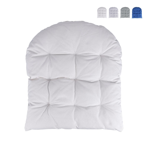 Almofada de cadeira para exterior acolchoada e impermeável 50x46 cm Pachá Promoção