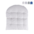 Almofada de cadeira para exterior acolchoada e impermeável 50x46 cm Pachá Promoção