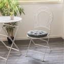 Almofada Redonda para Cadeira de Exterior 40 cm Impermeável Rakil Catálogo