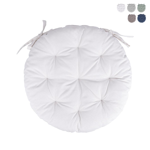 Almofada Redonda para Cadeira de Exterior 40 cm Impermeável Rakil Promoção