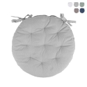 Almofada Redonda para Cadeira de Exterior 40 cm Impermeável Rakil Oferta