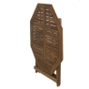 Mesa octogonal dobrável em acácia com furo para guarda-sol Bali Saldos