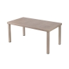 Conjunto de mesa exterior + 6 cadeiras de jardim em alumínio com almofadas Ibiza Descontos