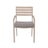 Conjunto de mesa exterior + 6 cadeiras de jardim em alumínio com almofadas Ibiza Catálogo