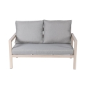 Conjunto de jardim com sofá, mesa de centro e 2 cadeirões com almofadas Ibiza Saldos