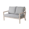 Conjunto de jardim com sofá, mesa de centro e 2 cadeirões com almofadas Ibiza Descontos