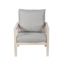 Conjunto de jardim com sofá, mesa de centro e 2 cadeirões com almofadas Ibiza Catálogo