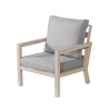 Conjunto de jardim com sofá, mesa de centro e 2 cadeirões com almofadas Ibiza Estoque