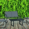Conjunto de jardim 4 lugares com mesa tampo de vidro Saint Tropez Oferta