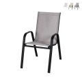 Cadeira de jardim moderna para exterior com braços Kirel Promoção