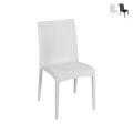 Cadeira de jardim em polipropileno efeito rattan New Magic Promoção