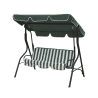Baloiço de jardim 3 lugares com toldo Javik Descontos
