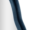 Espelho de parede em veludo azul 160x40x4cm Chanel Saldos