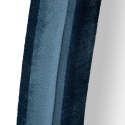 Espelho de parede em veludo azul 160x40x4cm Chanel Descontos