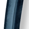 Espelho de parede em veludo azul 160x40x4cm Chanel Descontos