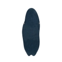 Espelho de parede em veludo azul 160x40x4cm Chanel Estoque