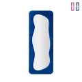 Espelho de parede com moldura em veludo 160x60x4 cm Theodor Promoção
