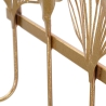 Cabide de parede em metal com 5 ganchos 26,3x49,5x6 cm Leaves Saldos