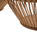 Conjunto de 2 cestos redondos porta-objectos em rattan e tecido Fuji Descontos