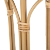 Suporte para Vasos Redondo com Pé em Metal e Rattan Panama Stand Descontos