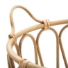 Cesto redondo boho chic em metal e rattan Panama Descontos