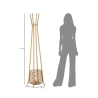 Cabide de chão em rattan com porta-guarda-chuvas 49x175cm Panama Catálogo