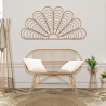 Cabide de chão em rattan com porta-guarda-chuvas 49x175cm Panama Venda