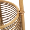 Cabide de chão em rattan com porta-guarda-chuvas 49x175cm Panama Saldos