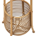 Cabide de chão em rattan com porta-guarda-chuvas 49x175cm Panama Descontos