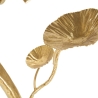 Mesa quadrada em metal dourado com tampo espelhado Tisty Catálogo