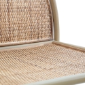 Estante de parede em metal e rattan com 4 prateleiras Panama Round Catálogo