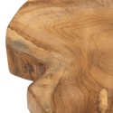 Banco artesanal em madeira de teca estilo étnico natural Kursi Modelo