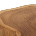 Banco artesanal em madeira de teca natural estilo étnico Budut Saldos