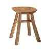 Banco em madeira de teca design natural étnico Sel Slim Saldos