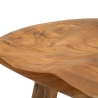 Banco em madeira de teca design natural étnico Sel Slim Estoque