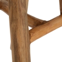 Banco em madeira de teca design natural étnico Sel Slim Escolha