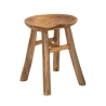 Banco em madeira de teca design natural étnico Sel Slim Promoção