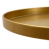 Mesa alta redonda em metal dourado 51x100cm Doha Saldos