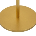 Mesa alta redonda em metal dourado 51x100cm Doha Descontos