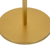 Mesa alta redonda em metal dourado 51x100cm Doha Descontos
