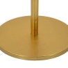 Mesa alta em metal dourado design moderno 41x80cm Doha Descontos