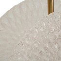Candeeiro em metal dourado com abat-jours em vidro decorado Glass Catálogo