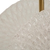 Candeeiro em metal dourado com abat-jours em vidro decorado Glass Catálogo