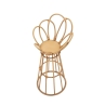 Suporte para vasos em metal e rattan estilo boho chic Panama Tower Oferta